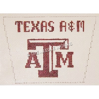 white stocking top with Texas A&M and logo in maroon