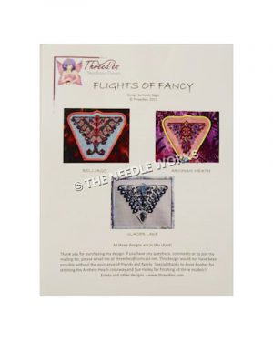 trio of decorative butterflies in pink and blue, purple and pink, and blue and white