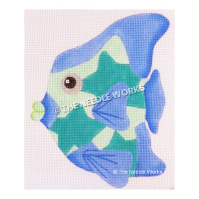 blue and green fish