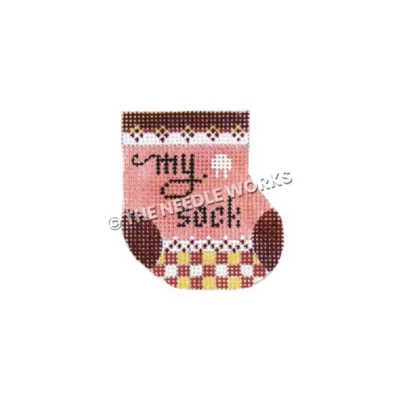 pink stocking for keeping tooth for tooth fairy