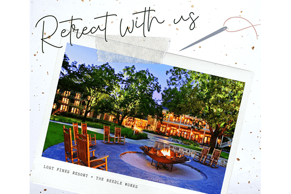Lost Pines Resort retreat with us postcard