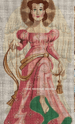 HOLY FAMILY ANGEL IN PINK