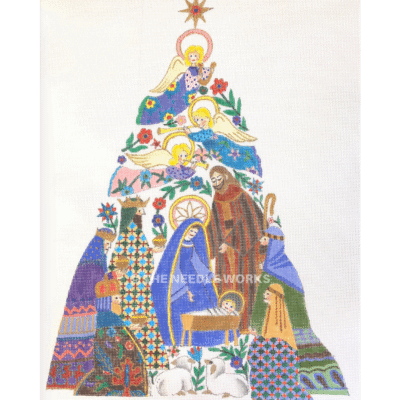 TREE NATIVITY-NO BORDER