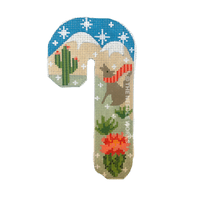 CACTUS COYOTE CANDY CANE w/SG