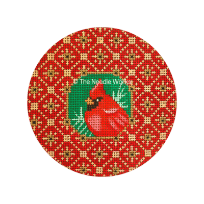 RHINESTONE CARDINAL ORNAMENT