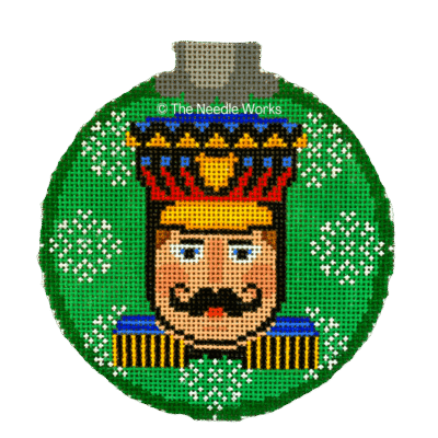 BRIGHT SOLDIER W/SNOWFLAKES ORN