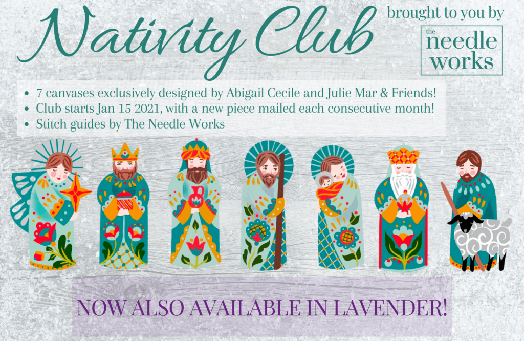 Nativity Club now available in lavendar