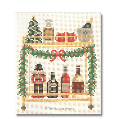 CHRISTMAS BAR CART