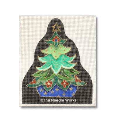 CLOISONNE CHRISTMAS TREE