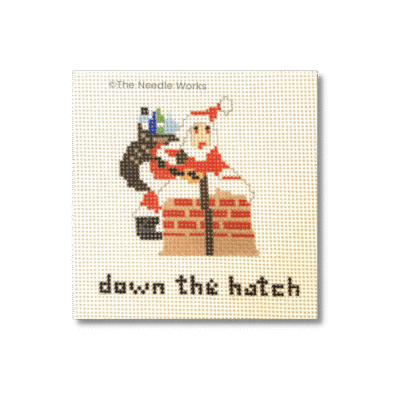 DOWN THE HATCH COCKTAIL NAPKIN