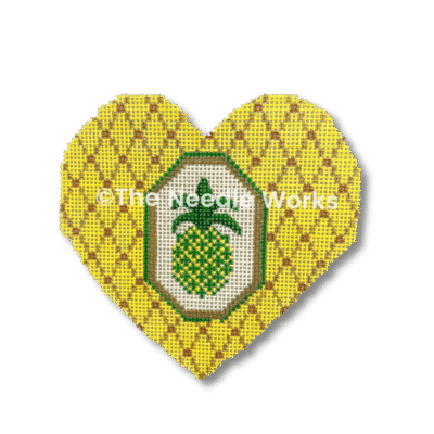 FANCY HEARTS-PINEAPPLE w/SG