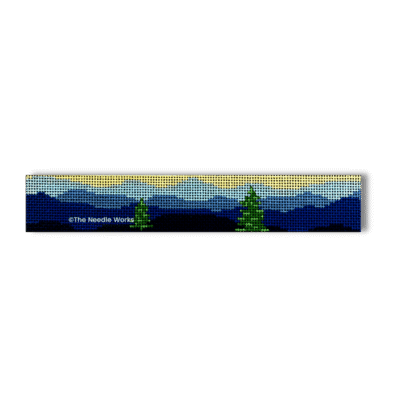 BLUE RIDGE W/TREES KEY FOB