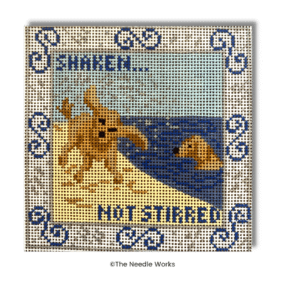 SHAKEN NOT STIRRED COASTER
