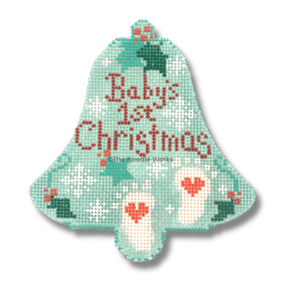 BABY'S 1ST CMAS BELL W/FEET