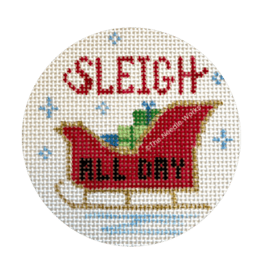 SLEIGH ALL DAY ORNAMENT