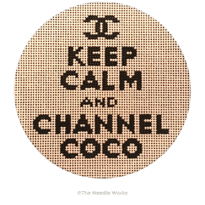 KEEP CALM/CHANNEL COCO 4" RD