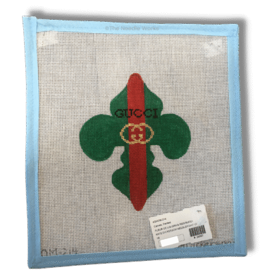 FLEUR DE LIS-GRN & RED/GUCCI