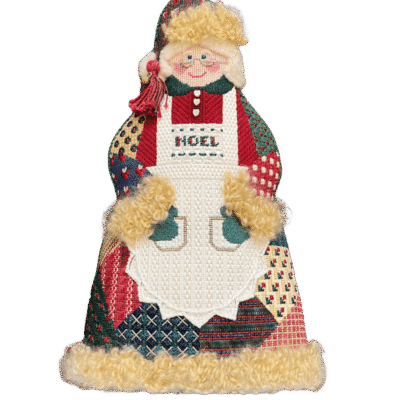 MRS. PATCHWORK SANTA W/SG