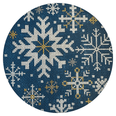 SNOWFLAKE ON BLUE RD