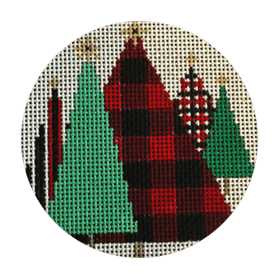 COUNTRY CHRISTMAS TREES ORN