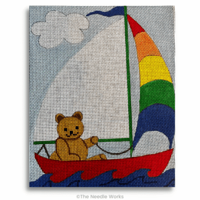 RAINBOW SAIL/RED BOAT W/BEAR