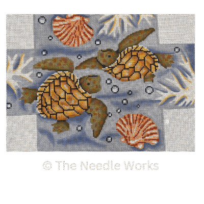 TURTLES AND SHELLS BRICK COVER