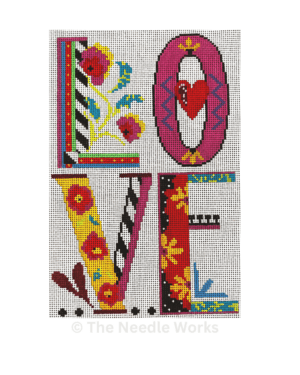 Needlepoint canvas 'Valentine Day Cupid' by Stitch Art