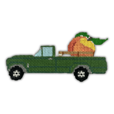 PEACH IN A PICKUP