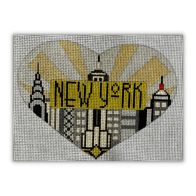 NYC Art Deco Heart w/ SG