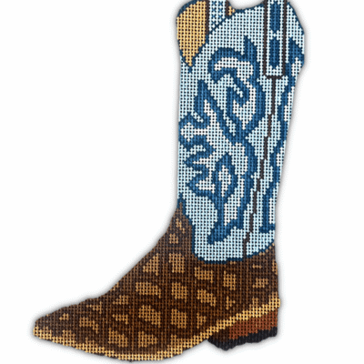 BLUE COWBOY BOOT