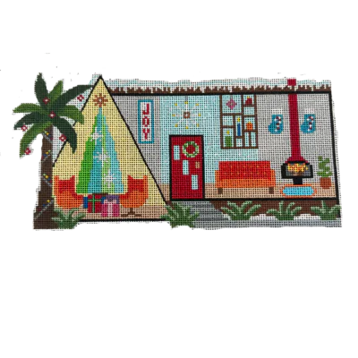 MID-CENTURY CHRISTMAS VILLAGE HOME
