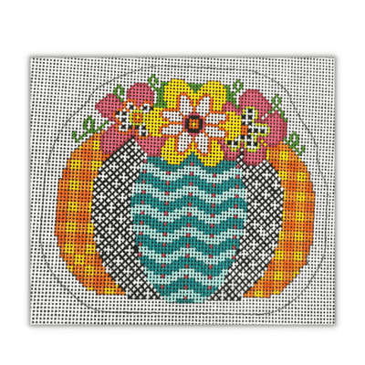 Blue Striped Flower Pumpkin - (Duplicate Imported from WooCommerce)