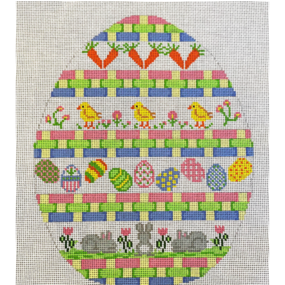 EASTER EGG - LARGE W/BORDER DES