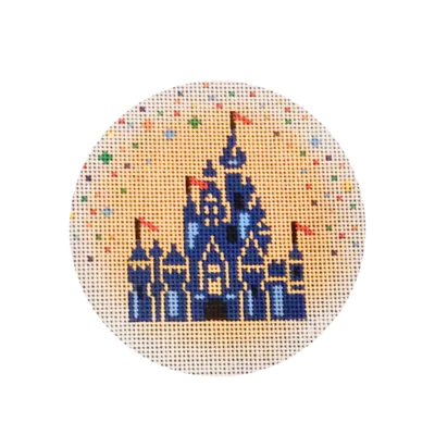 CASTLE W/GOLD BACKGROUND