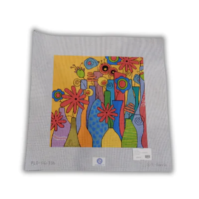 BRIGHT ABSTRACT FLOWER VASES