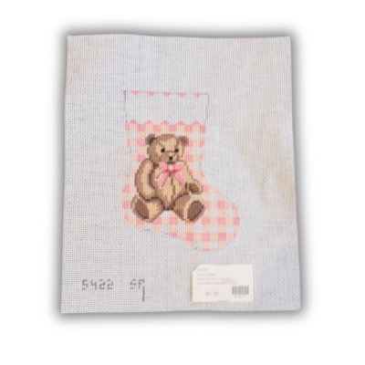 GINGHAM TEDDY, PINK, MINI
