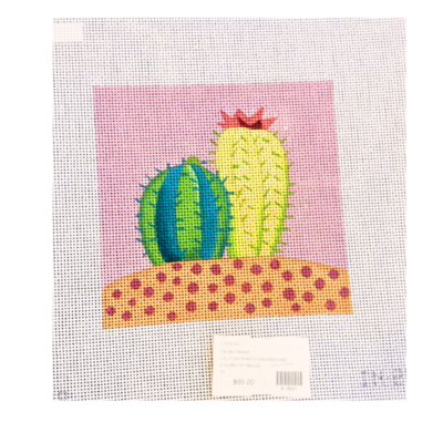 CACTI ON PURPLE BACKGROUND