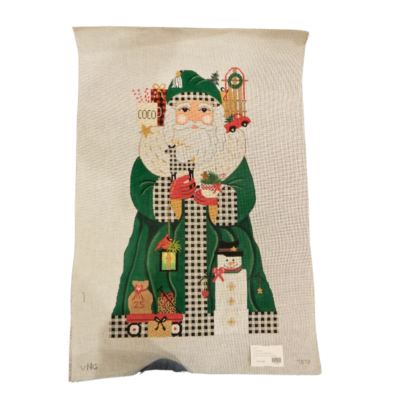 LARGE GREEN ROBED SANTA