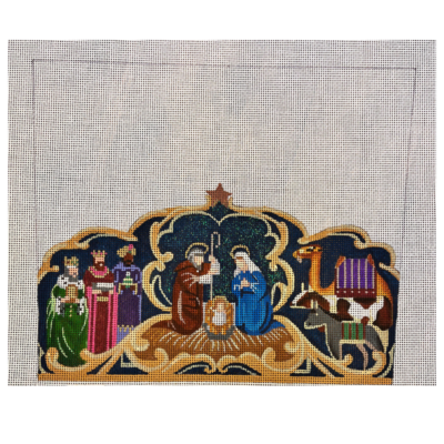 Nativity Stocking Cuff