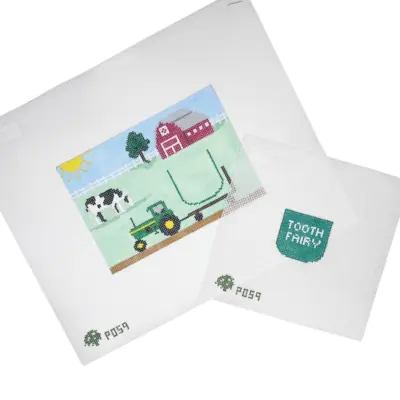 John Deere Farm Tooth Fairy Pillow