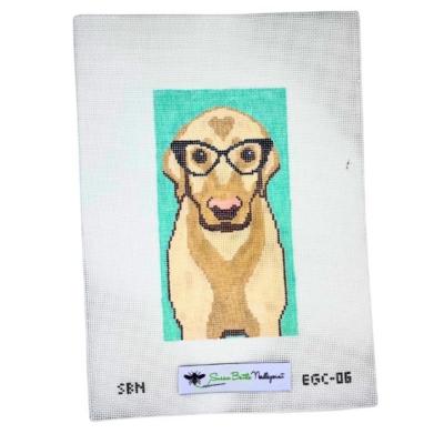 Yellow Lab Eye Glass Case