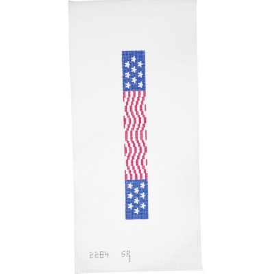 USA Flag Waving Key Fob
