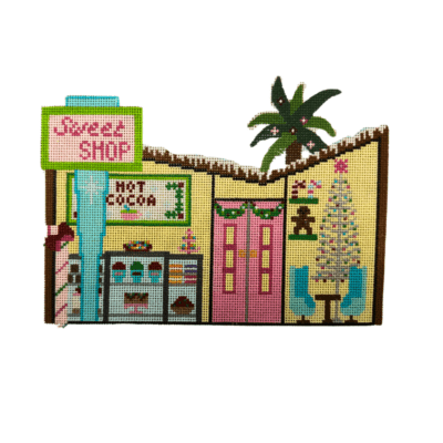 MID-CENTURY CHRISTMAS VILLAGE SWEET SHOP
