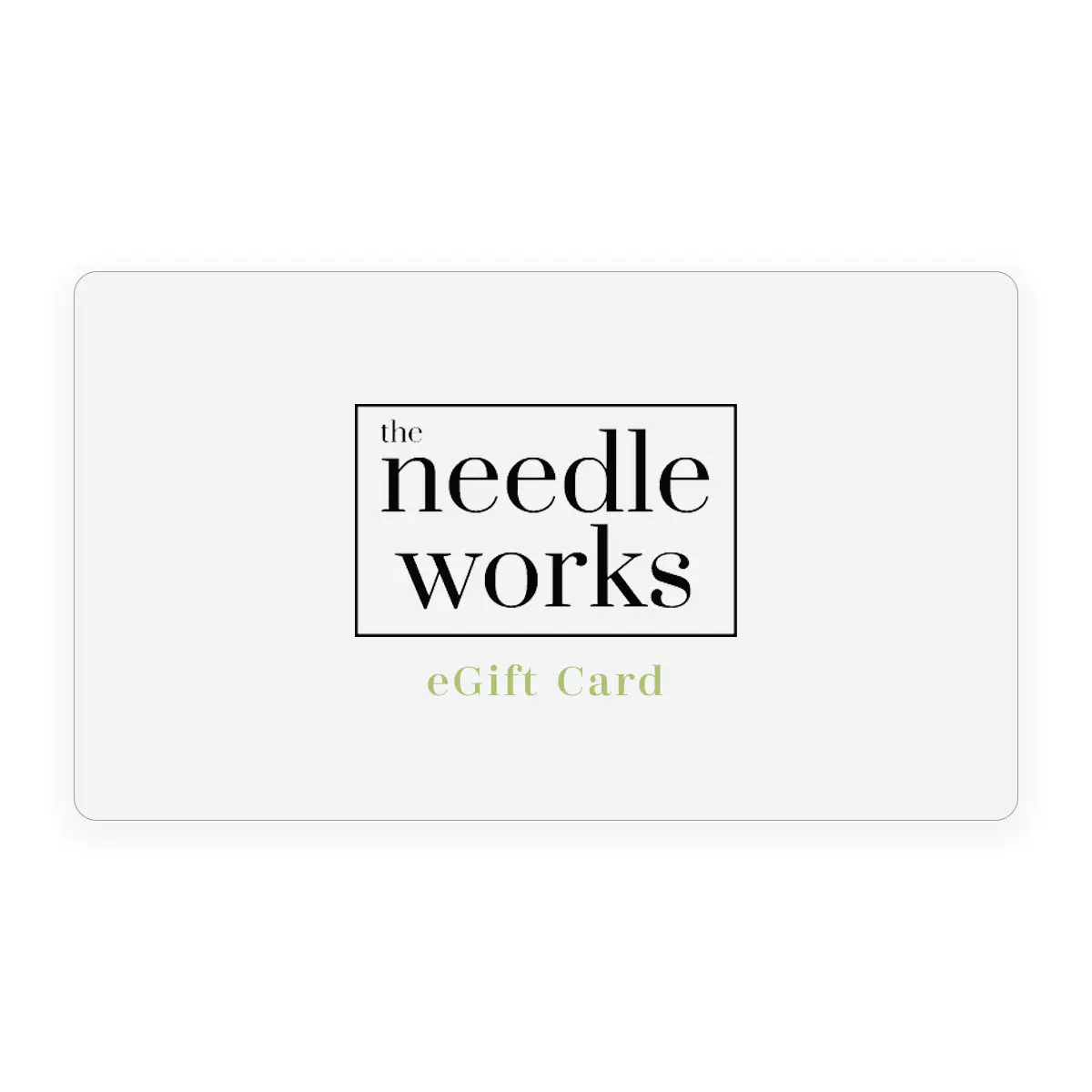 Needleworks Needlepoint online gift card for needlepoint canvases and accessories