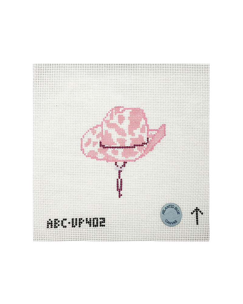 Pink Cowgirl Hat in Cow Print