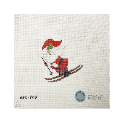 SKIING SANTA