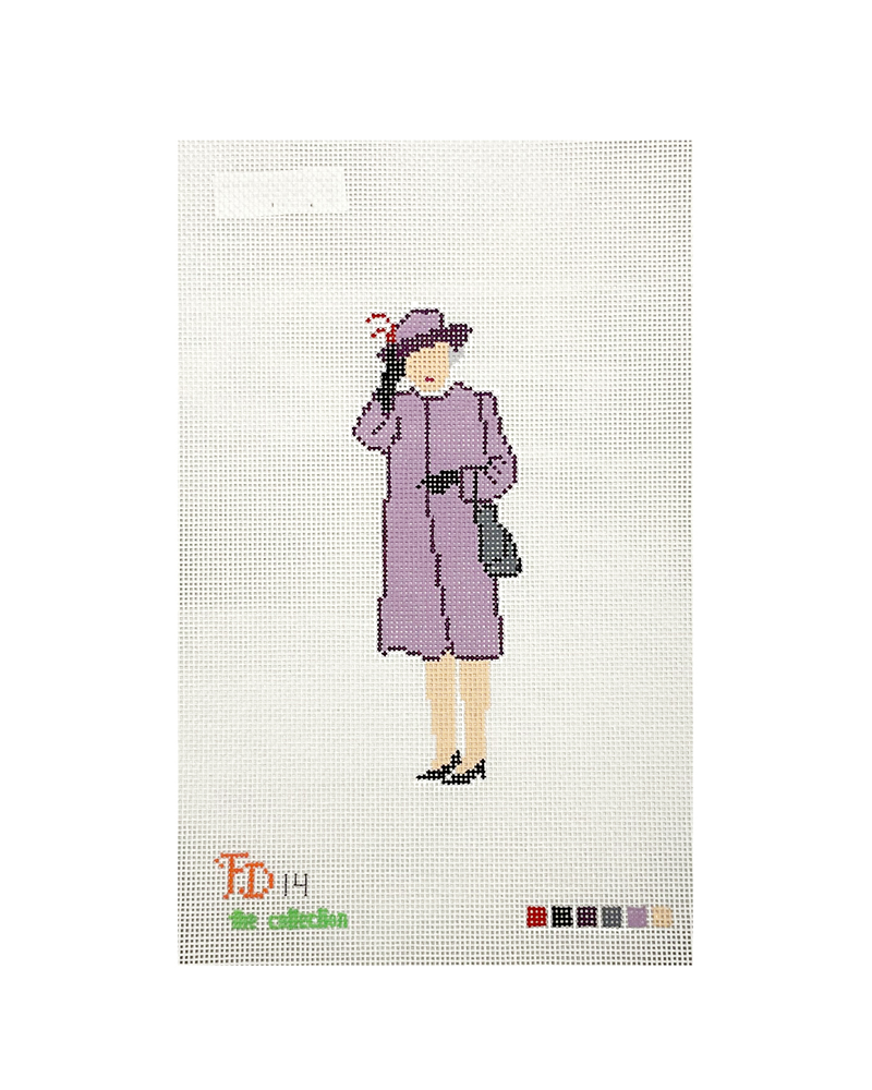 Elizabeth Waves in Purple