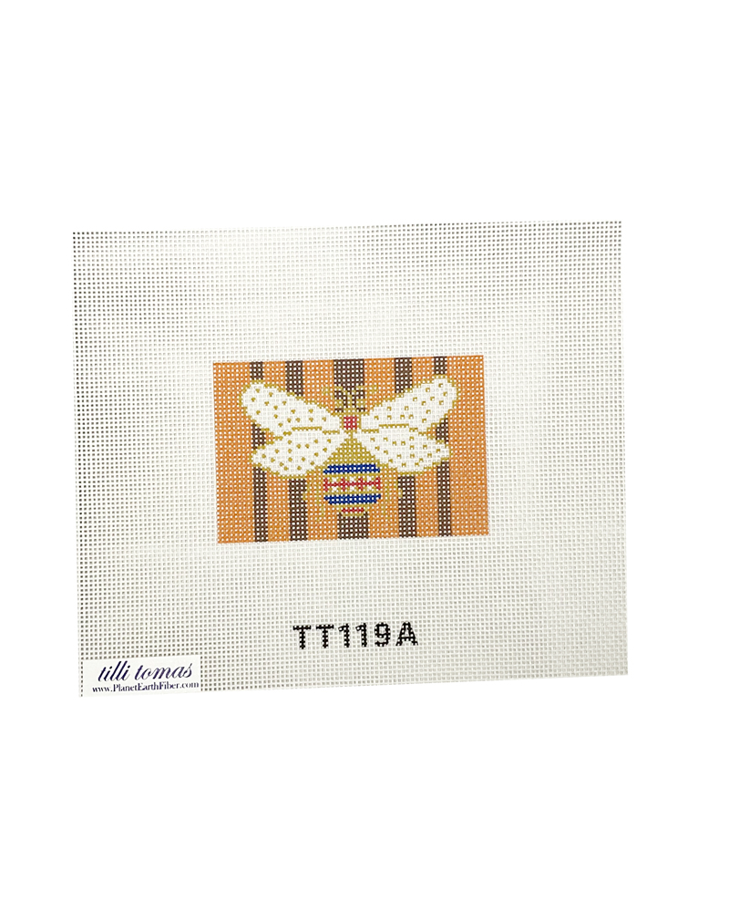 Bee with Orange Background