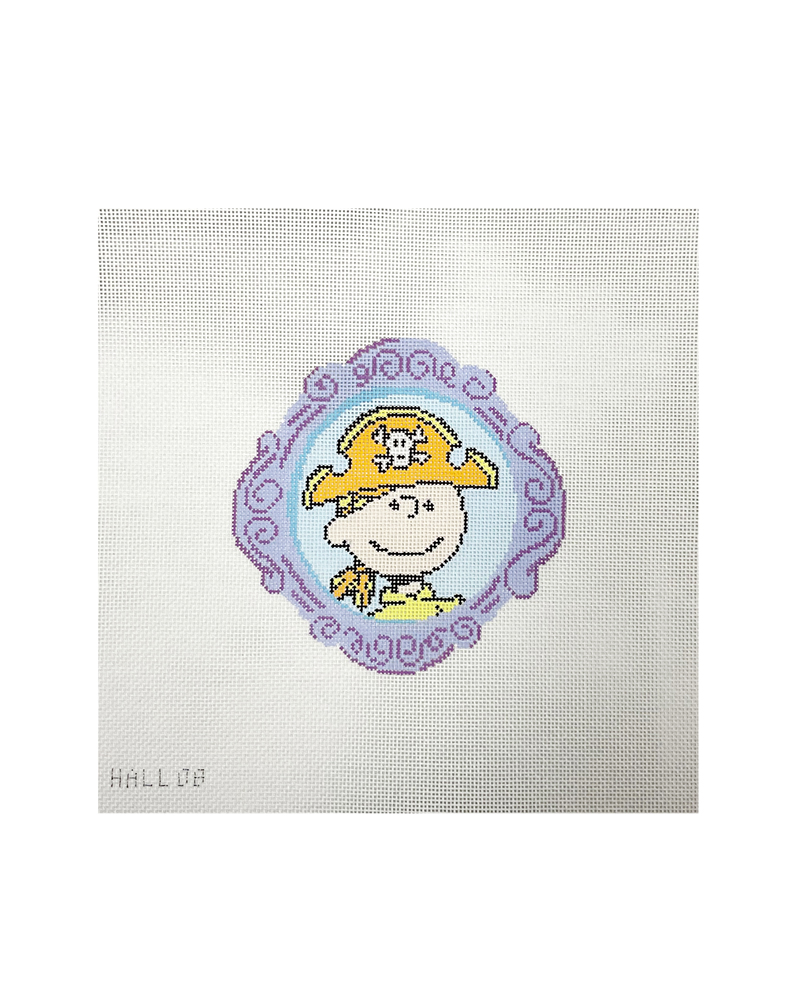 Framed Charlie Brown Pirate