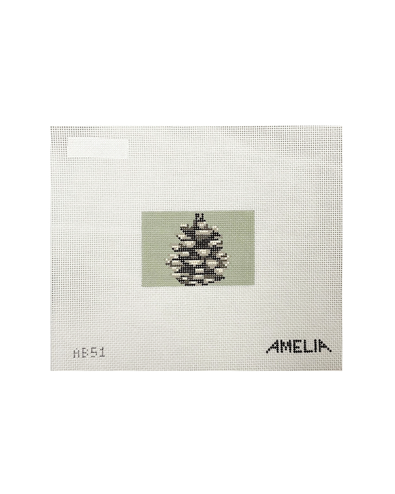 Pinecone Luggage Tag